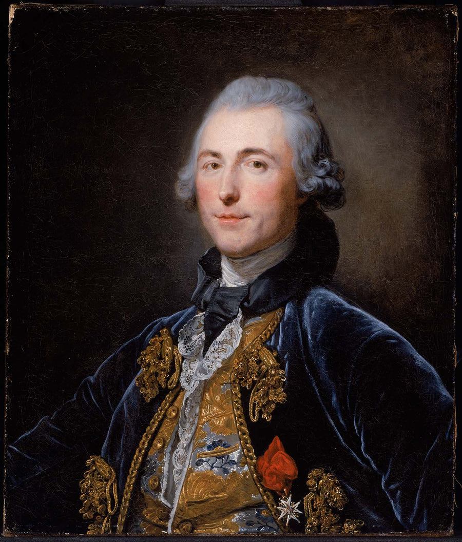 Presumed Portrait of the Knight of Damery - Jean-Baptiste Greuze