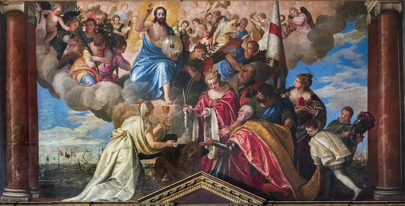 Votive Portrait of Doge Sebastiano Venier - Paul Véronèse