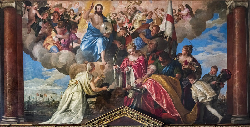 Votive Portrait of Doge Sebastiano Venier - Paul Véronèse
