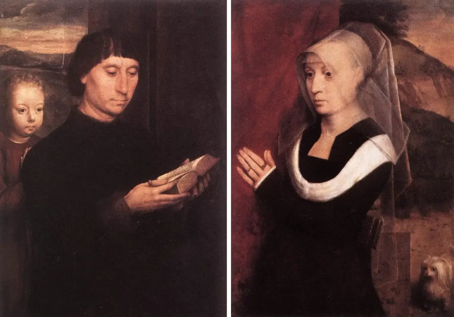 Portraits of Two Donors - Hans Memling