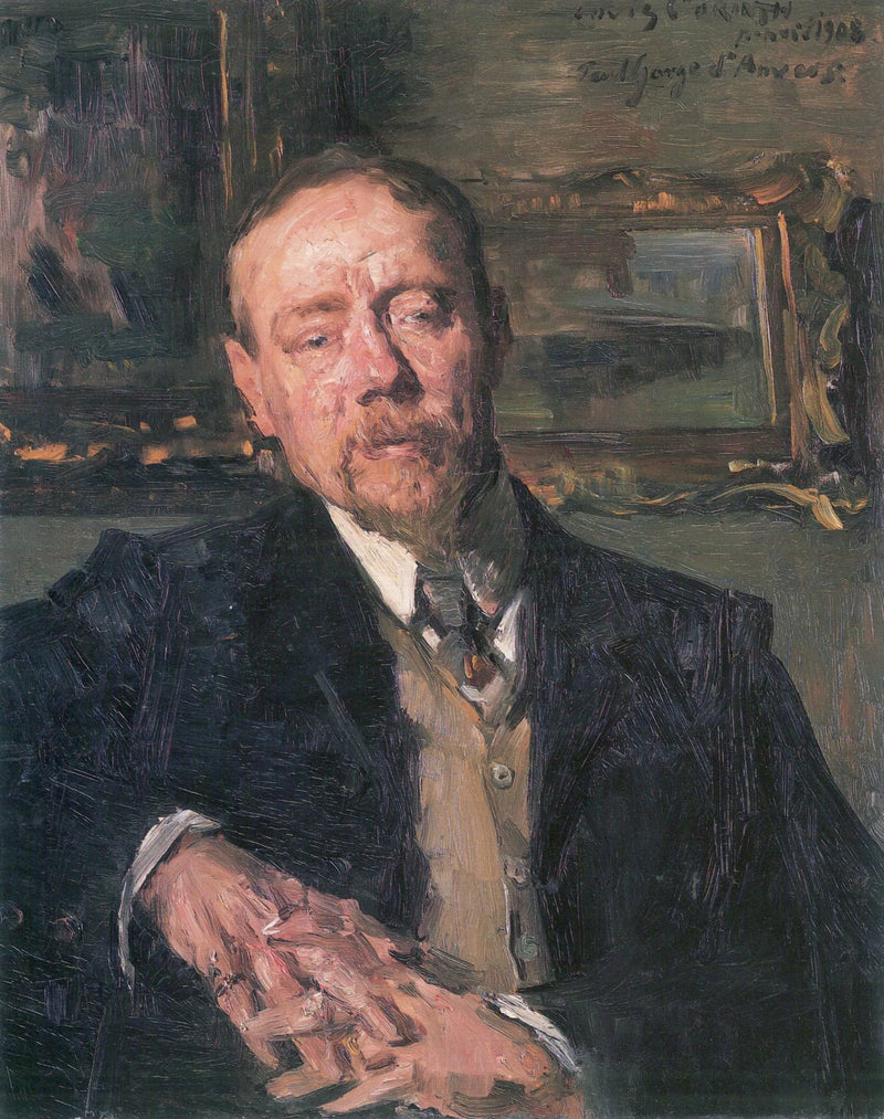 Porträt Eugène Gorge - Lovis Corinth