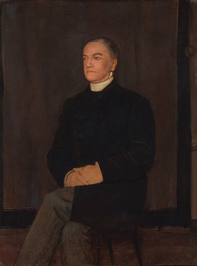 Portrait of Augustinus Gerardus Hubertus van Rijckevorsel (1828 - Bois-le-Duc - 1891) - Fernand Khnopff