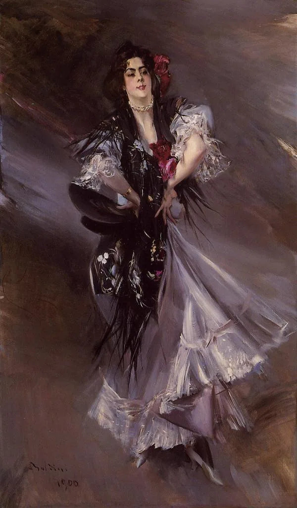 Portrait of Anita de la Ferie - the Spanish dancer