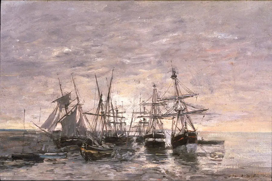 Portrieux - Low Tide - Eugène Boudin