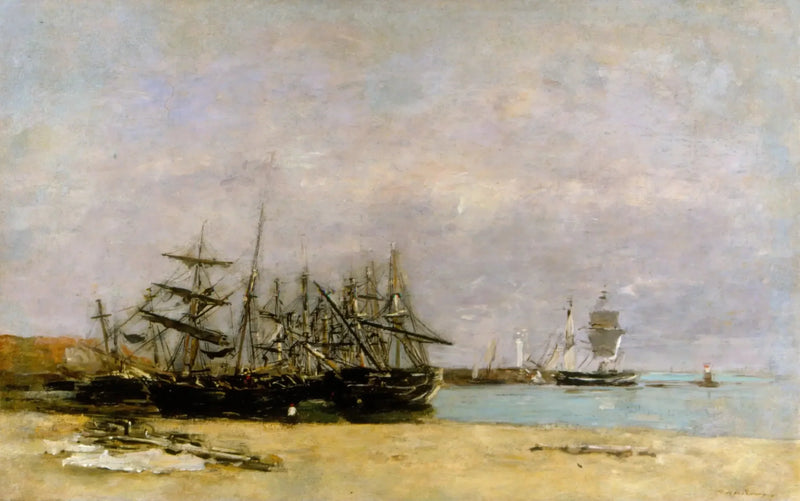 Portrieux - Shipwrecks - Eugène Boudin