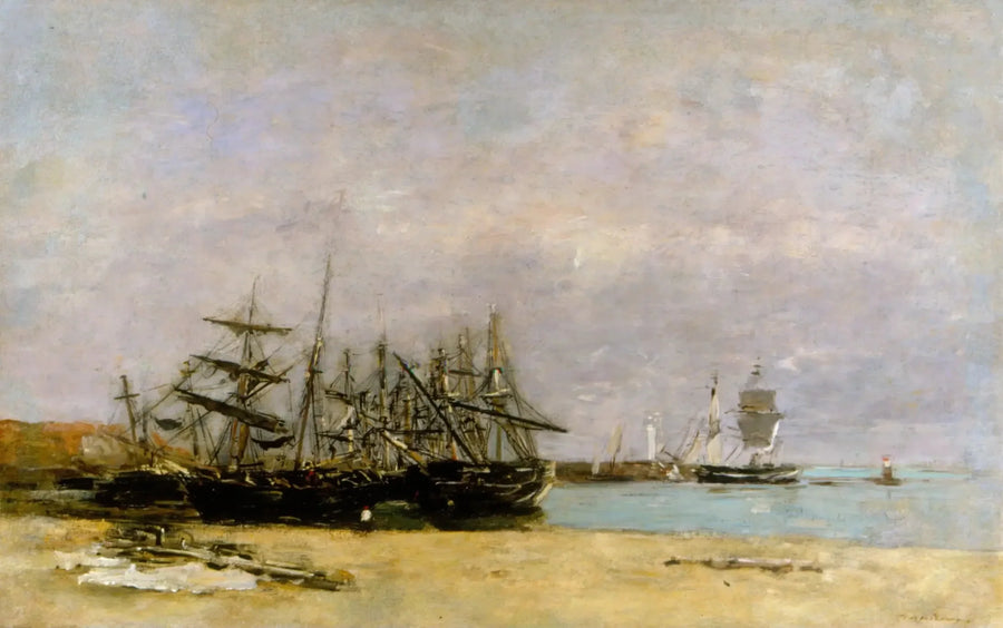 Portrieux - Shipwrecks - Eugène Boudin