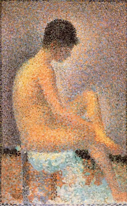 Seated Woman, in Profile - Georges Seurat