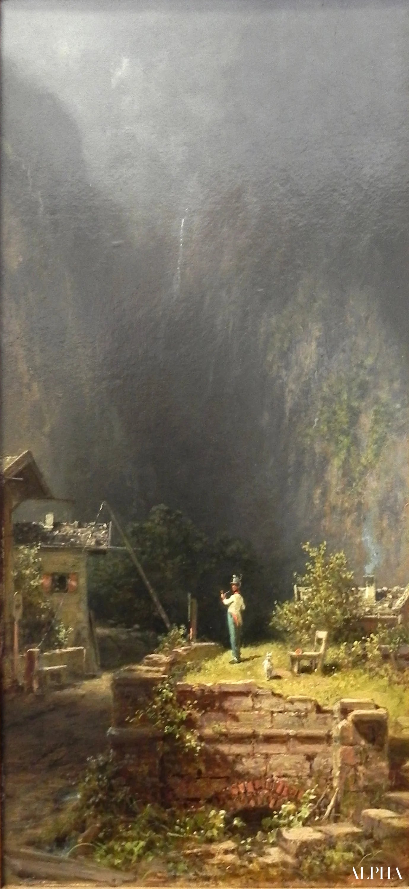 Poste de garde autrichien (Douane autrichienne) - Carl Spitzweg - Reproductions de tableaux et peintures haut de gamme