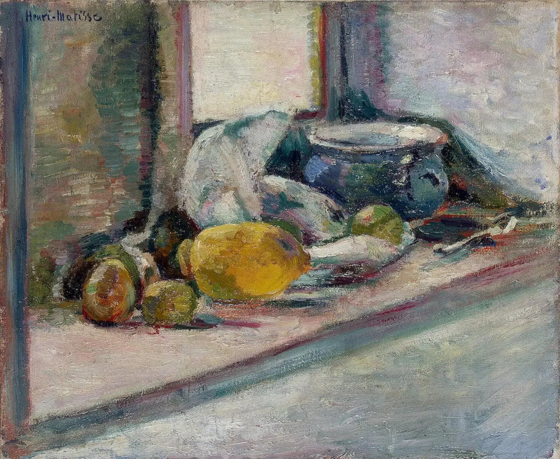 Blue Pot and Lemon - Henri Matisse