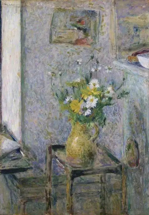 Pot de grès et fleurs - Édouard Vuillard