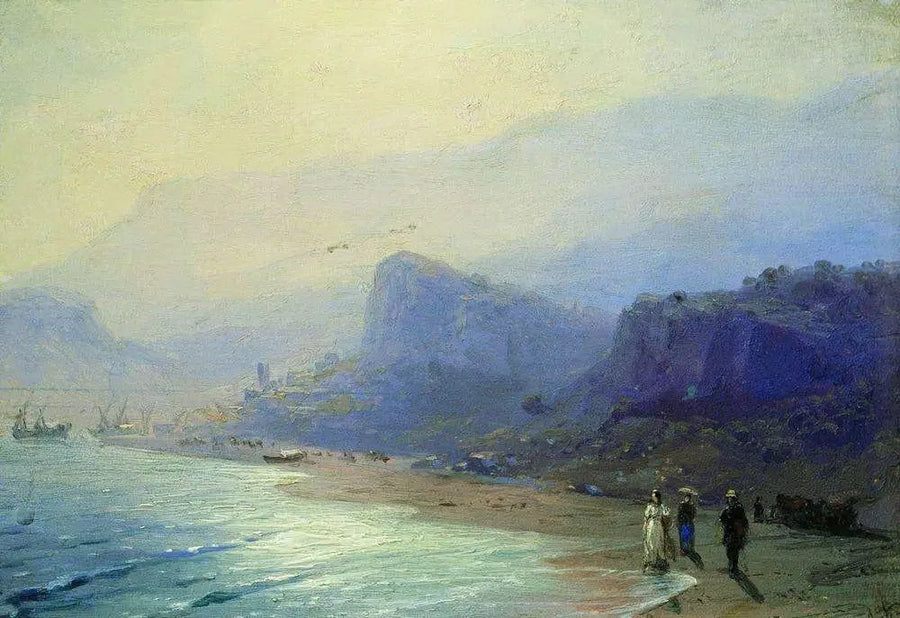 Pushkin and Raevskaya in Gurzuf - Ivan Aïvazovski