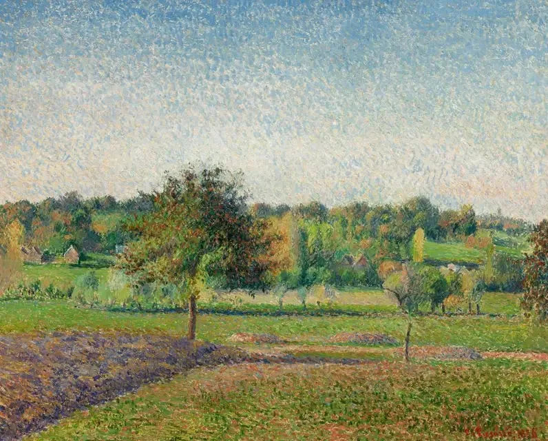 Prairie at Éragny - Camille Pissarro