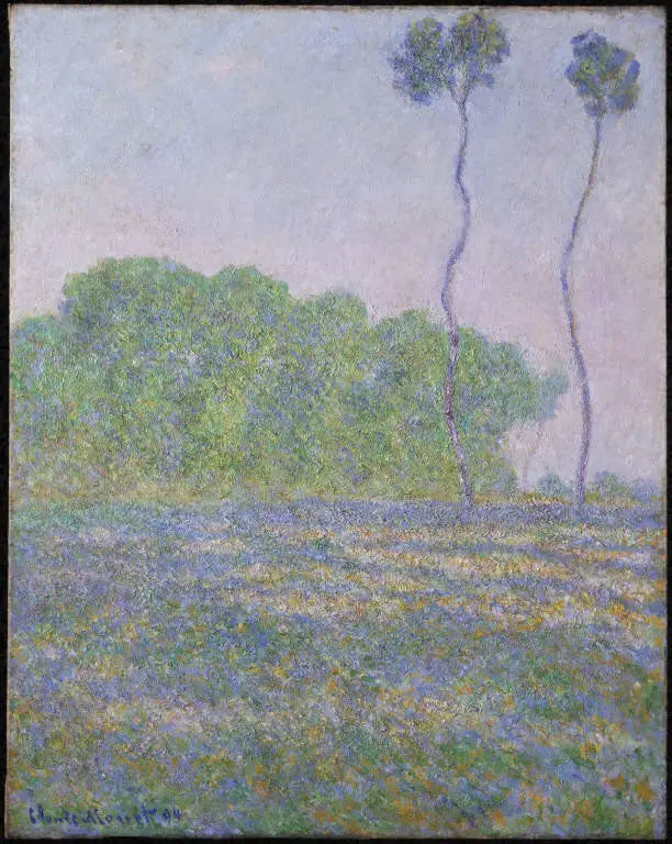 Prairie à Giverny - Claude Monet image 1 tableau peint à l’huile sur toile