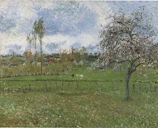Eragny Meadow - Camille Pissarro