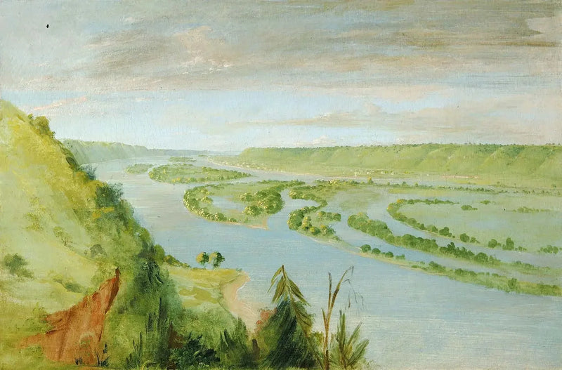 Prairie du Chien, U.S. Garrison - George Catlin