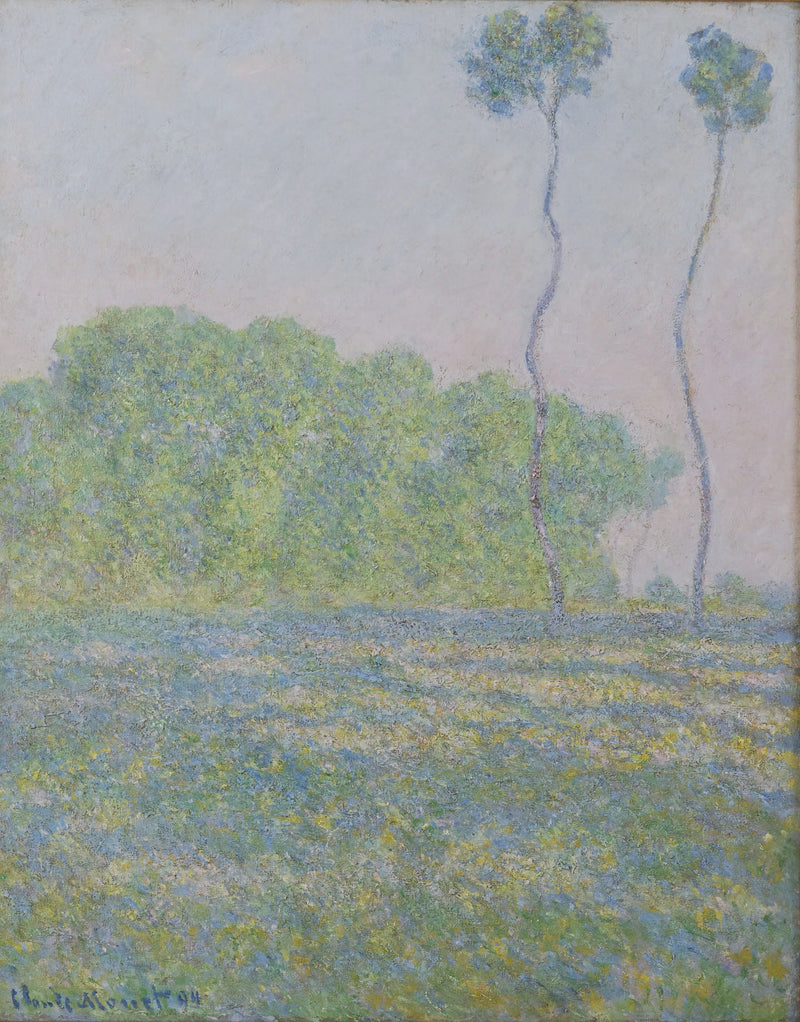 Meadow at Giverny - Claude Monet