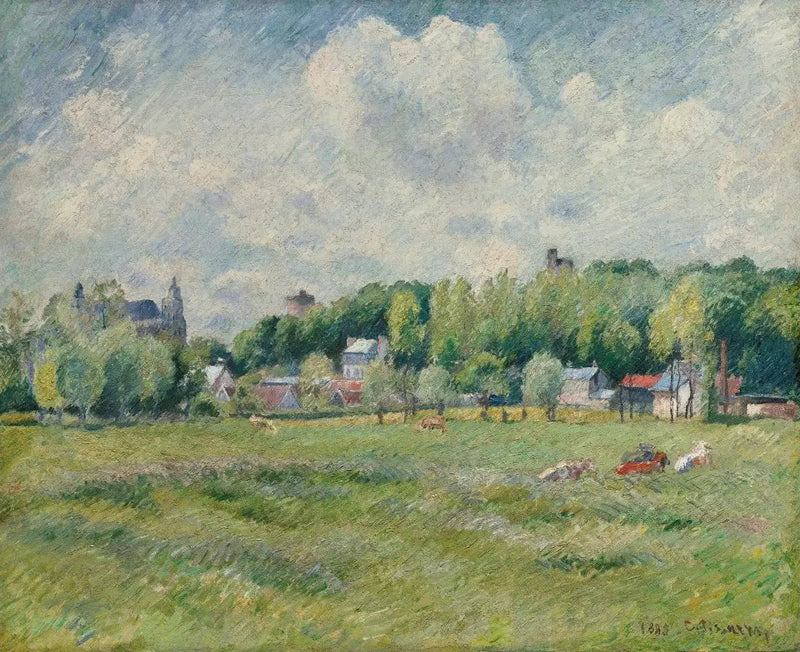 Prairies in Gisors - Camille Pissarro