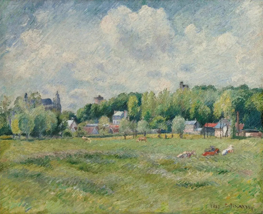 Prairies in Gisors - Camille Pissarro