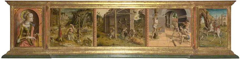 Prédelle de La Madonna della Rondine - Carlo Crivelli