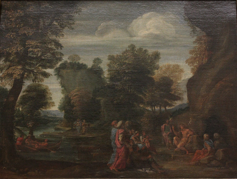 Preaching of Saint John the Baptist - Annibale Carracci
