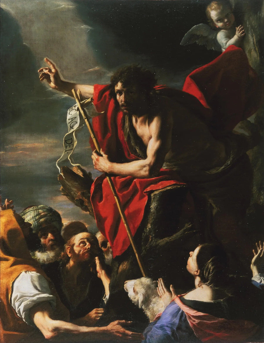 Preaching of Saint John the Baptist - Mattia Preti