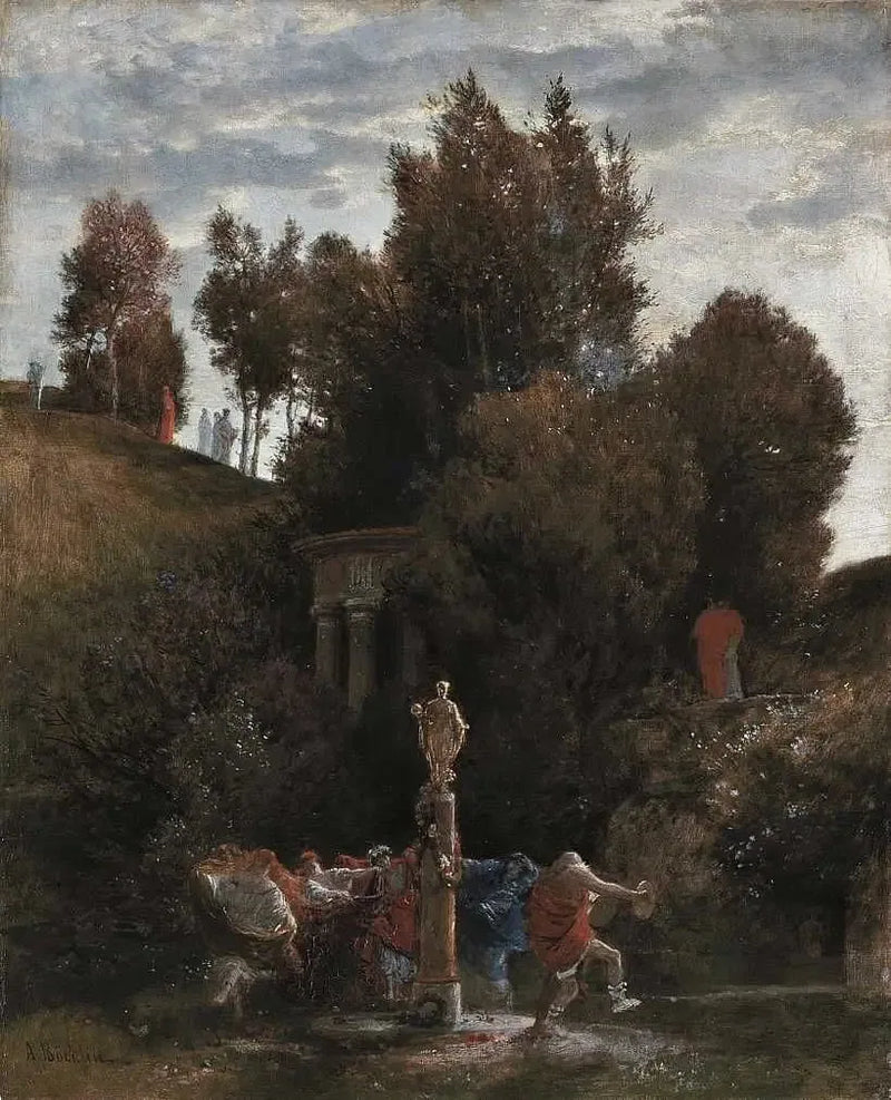Roman May Day - Arnold Böcklin