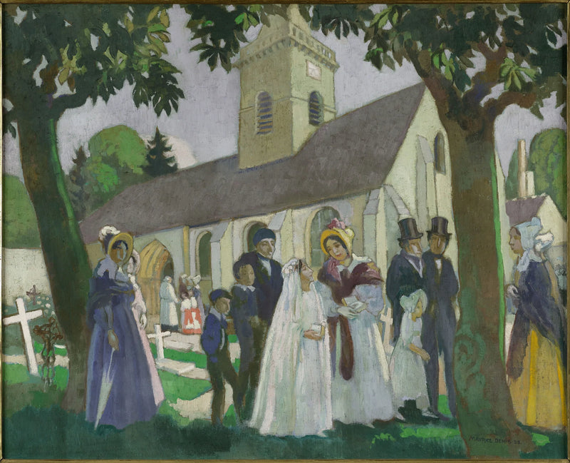 First Communion of Léopoldine at Fourqueux - Maurice Denis