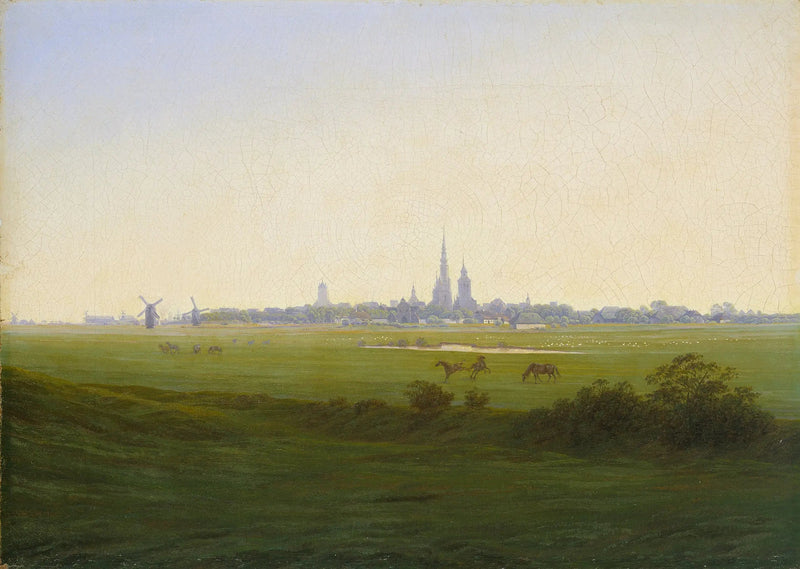 Near Greifswald - Caspar David Friedrich