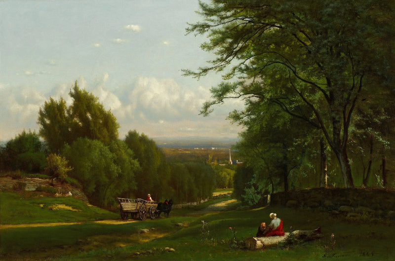 Near Leeds, New York - George Inness