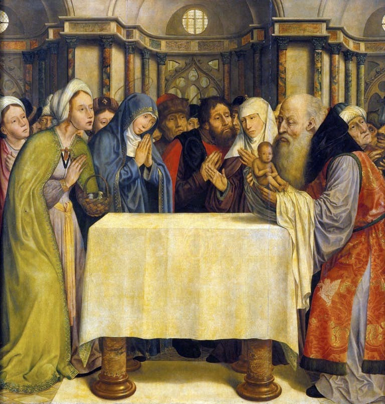 Presentation at the Temple - Quentin Metsys
