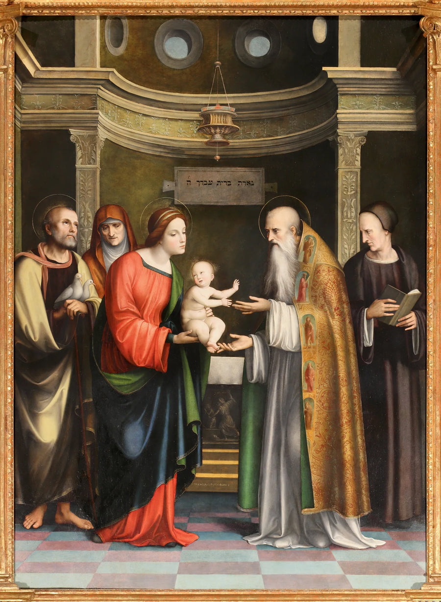 Presentation of Jesus at the temple and purification of the Virgin - Francesco Francia