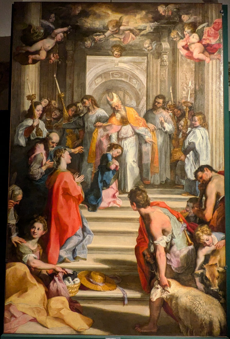 Presentation of the Virgin Mary at the Temple - Federico Barroci