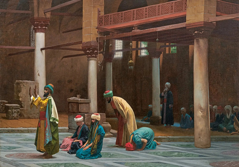 Prayer at the Mosque - Jean-Léon Gérôme