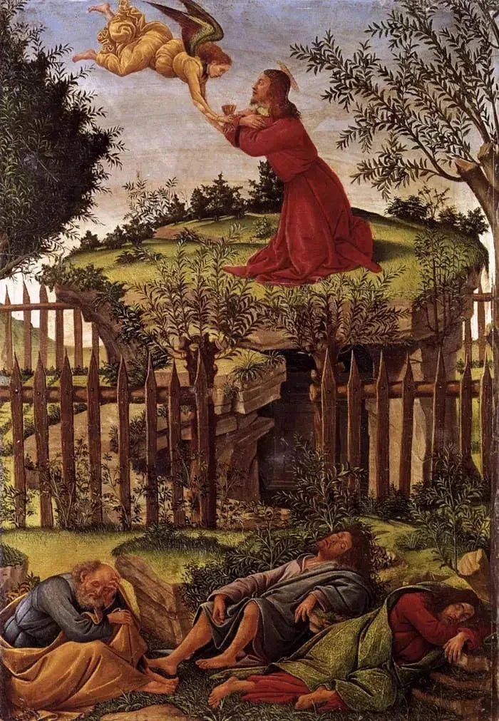 The Prayer in the Garden of Olives - Sandro Botticelli