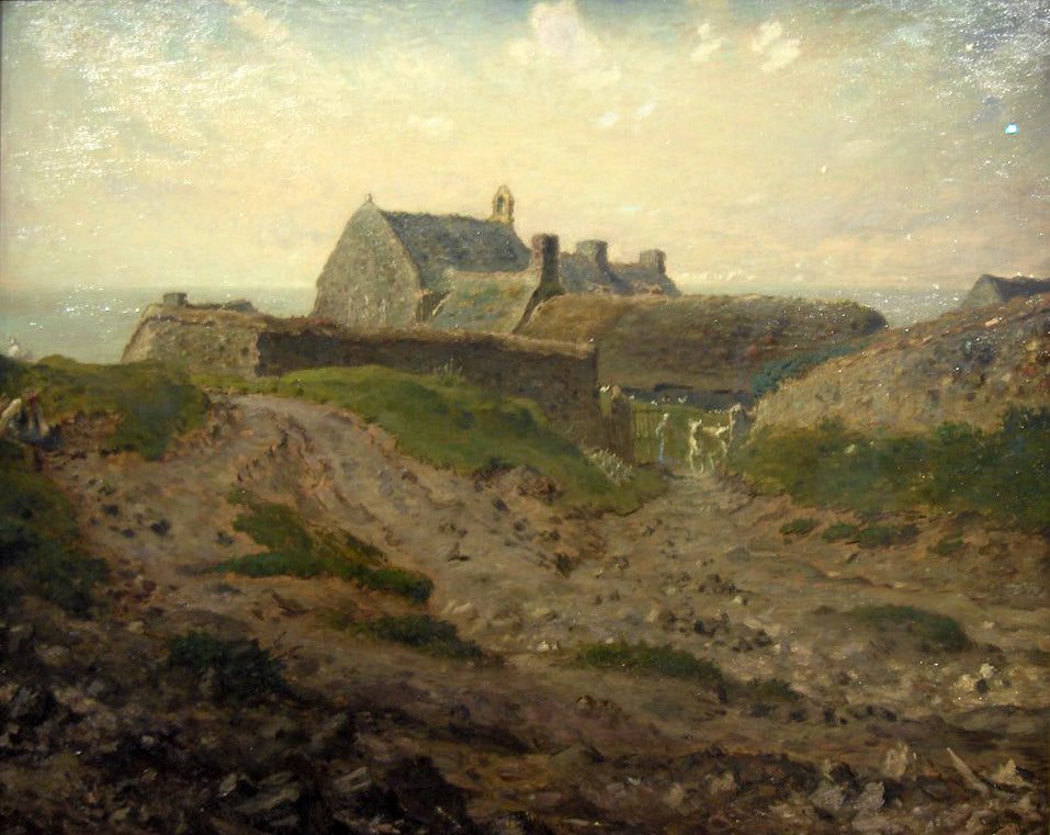 Priory of Vauville, Normandy - Jean-François Millet