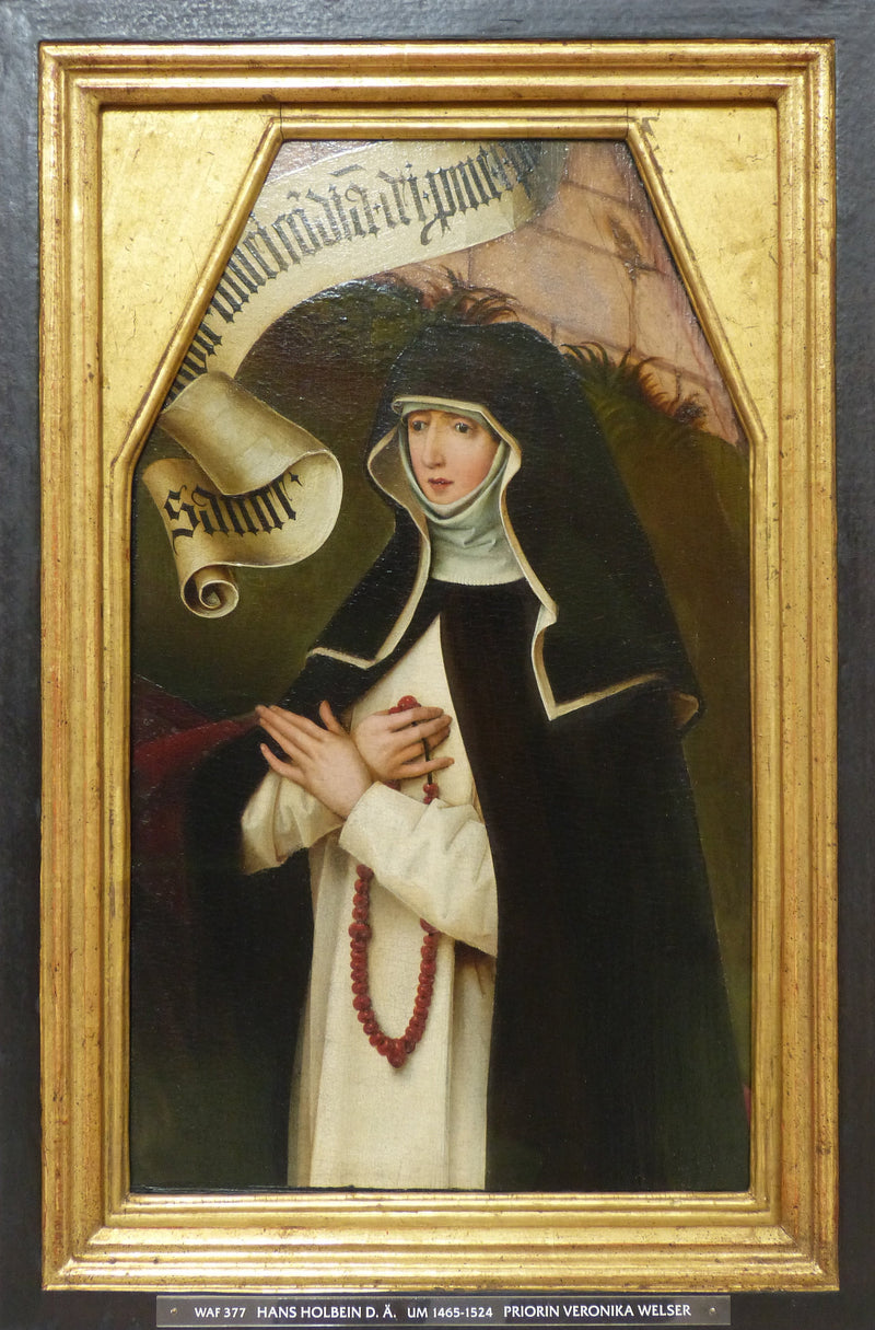 Prieur Veronica Welser - Hans Holbein the Elder