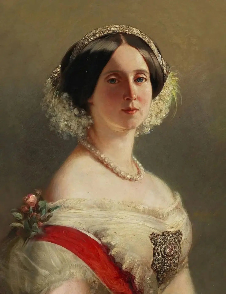 Princess Augusta of Saxe-Weimar-Eisenach, later Queen of Prussia and German Empress - Franz Xaver Winterhalter