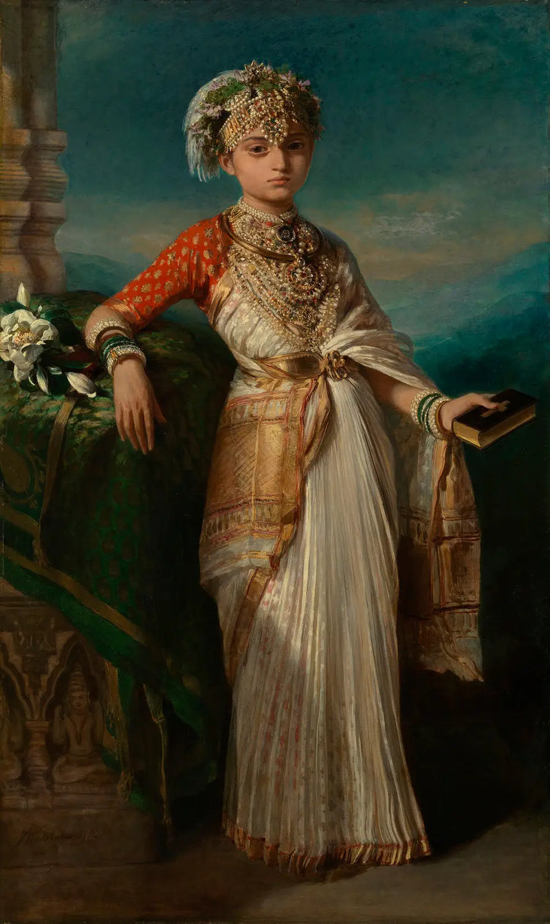 Princess Gouramma (1841-1864) - Franz Xaver Winterhalter