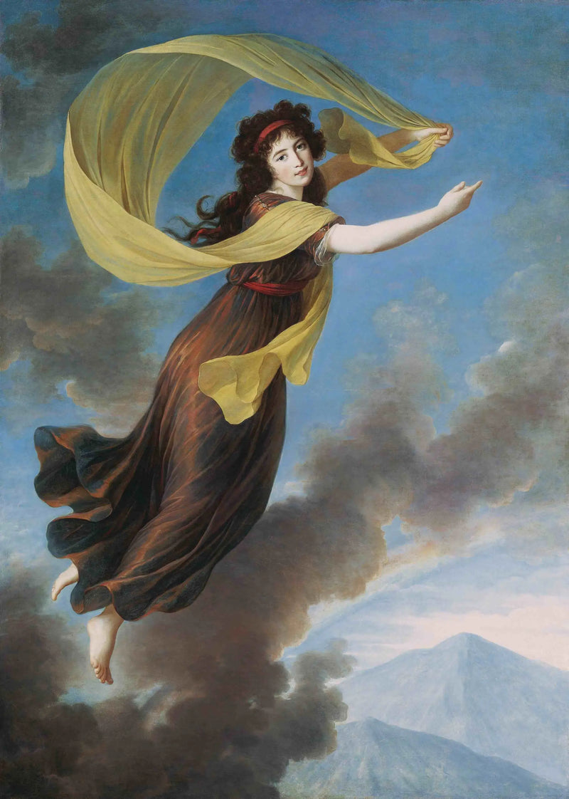 Princess Karoline von Liechtenstein (1768-1831), née Countess von Manderscheidt-Blankenheim in the role of Iris - Élisabeth Vigée Le Brun