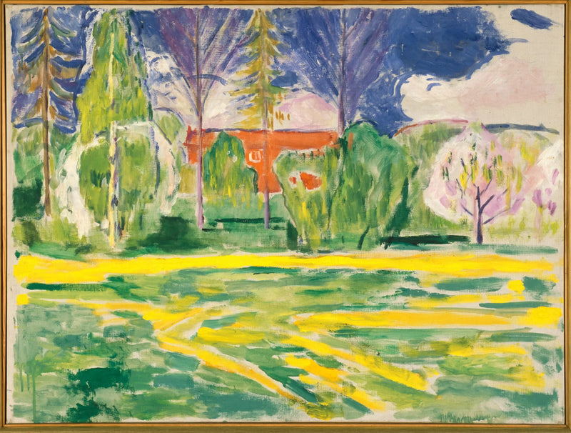 Spring in Ekely - Edvard Munch