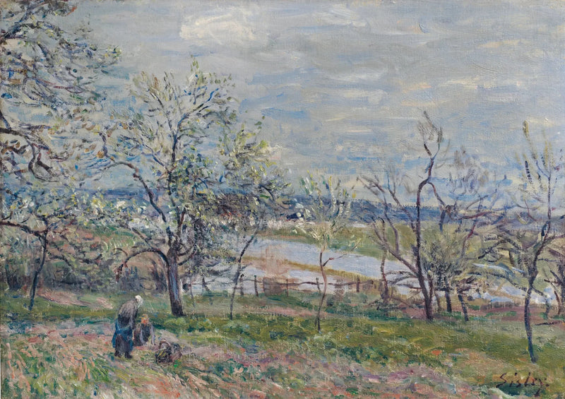 Spring in Veneux-Nadon - Alfred Sisley