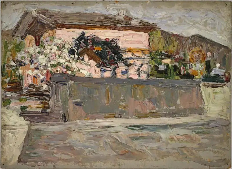 Spring, near Augsburg - Vassily Kandinsky
