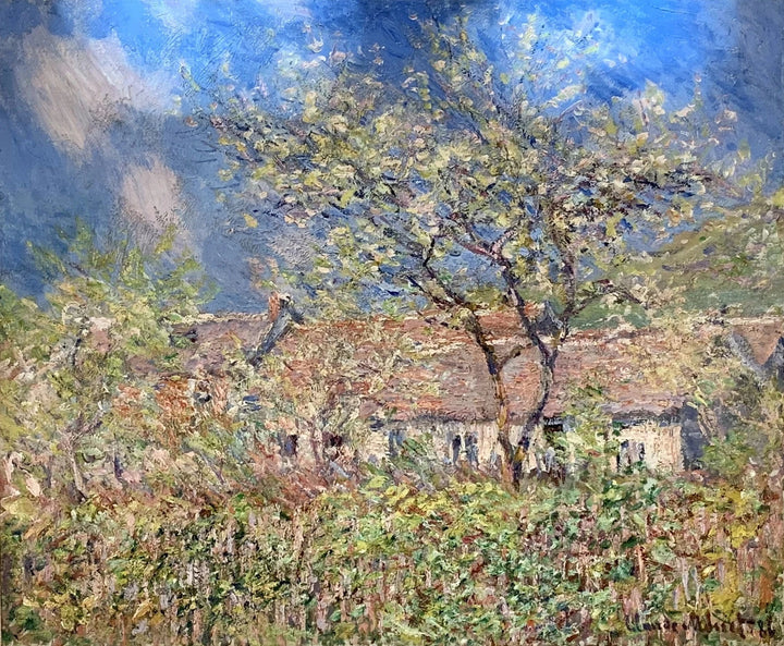 Spring in Giverny W1062 - Claude Monet