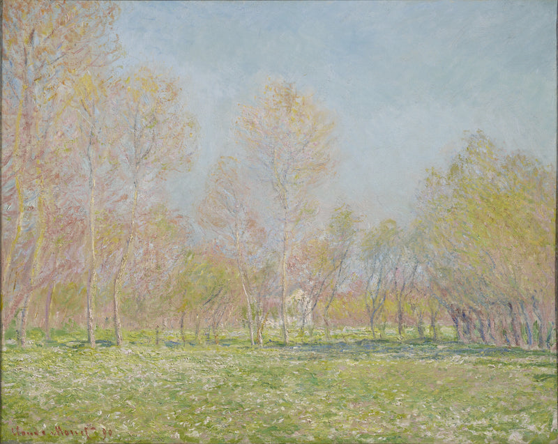 Spring in Giverny W1243 - Claude Monet