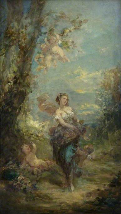 Spring - Jean-Honoré Fragonard