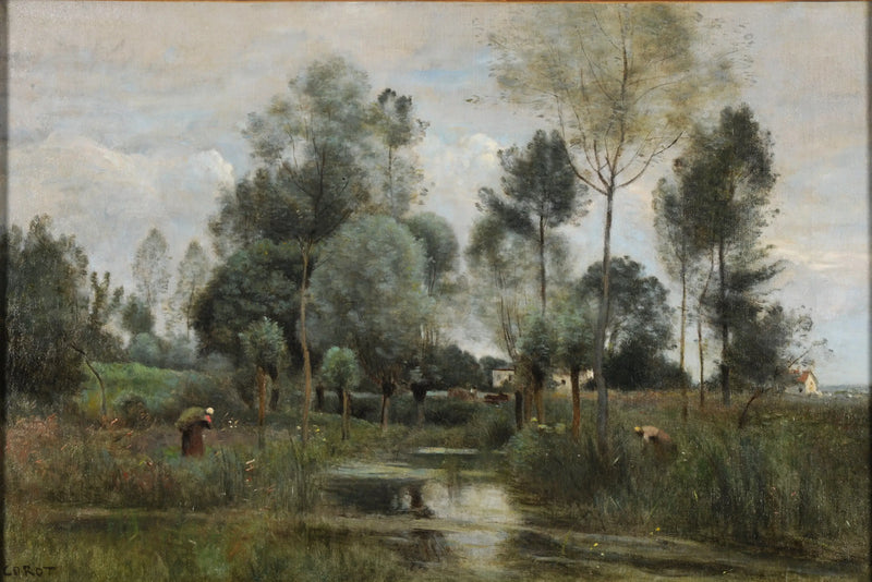 Spring. La Saulaie - Jean-Baptiste Camille Corot