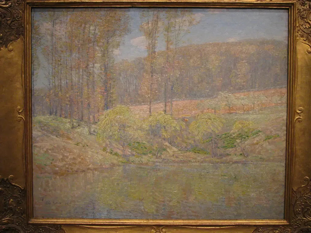 Printemps, Navesink Highlands - Childe Hassam image 1 tableau peint à l’huile sur toile