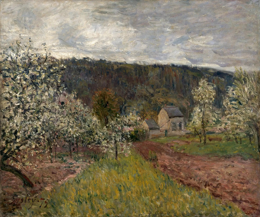 Rainy Spring near Paris - Alfred Sisley