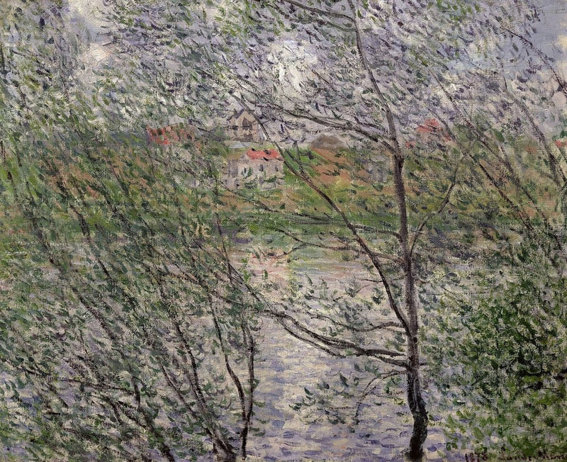Spring through the branches W455 - Claude Monet