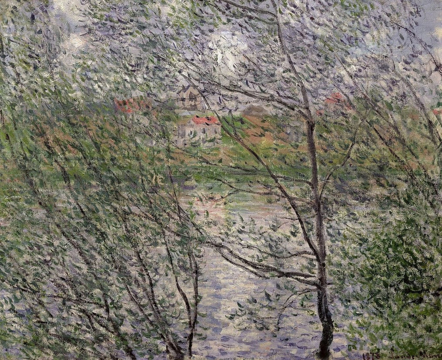 Spring Through the Branches - Claude Monet